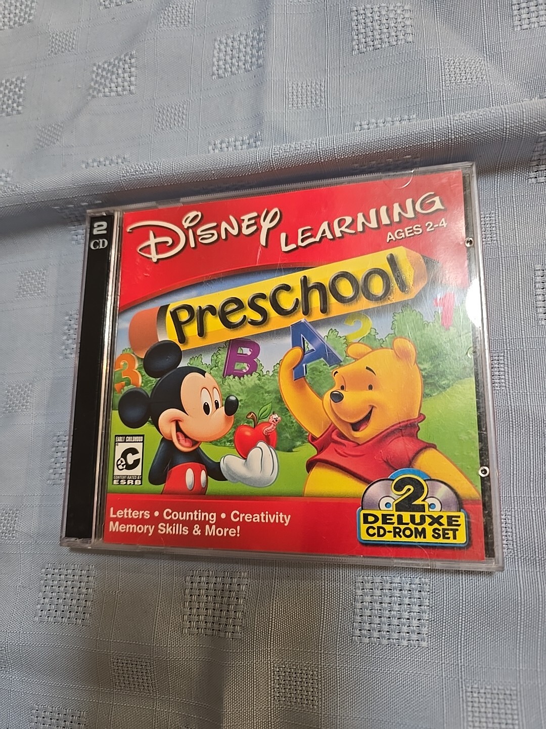 Disney Learning Ages 2-4 Preschool Deluxe 2 Disc CD-ROM Box Set