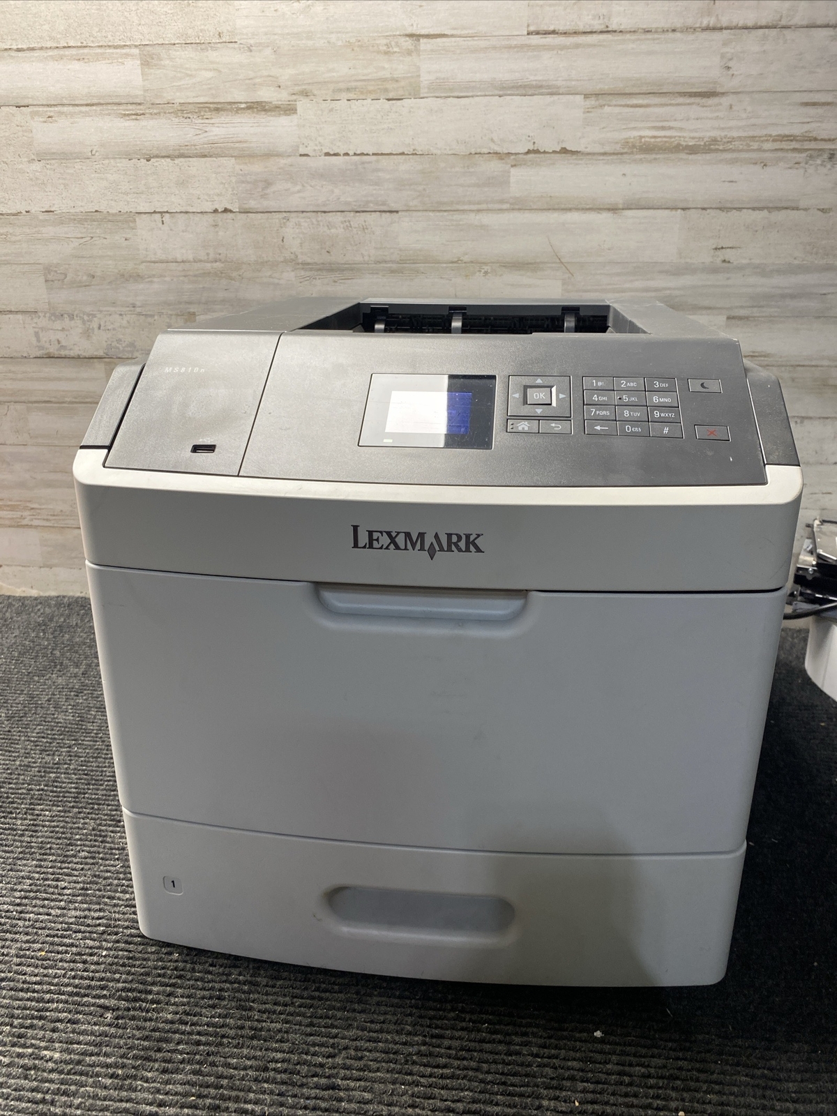 *FOR PARTS* Lexmark MS810n Laser Printer (no toner, unknown page count)