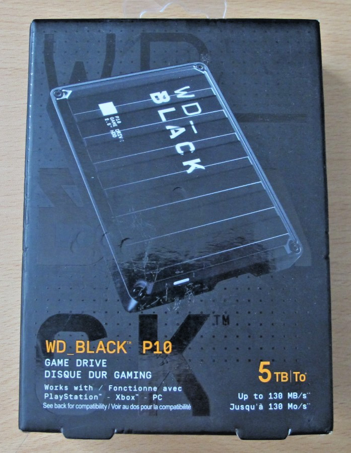 Western Digital Black P10 5TB,External,2.5 inch (WDBA3A0050BBKWESN) Hard Drive