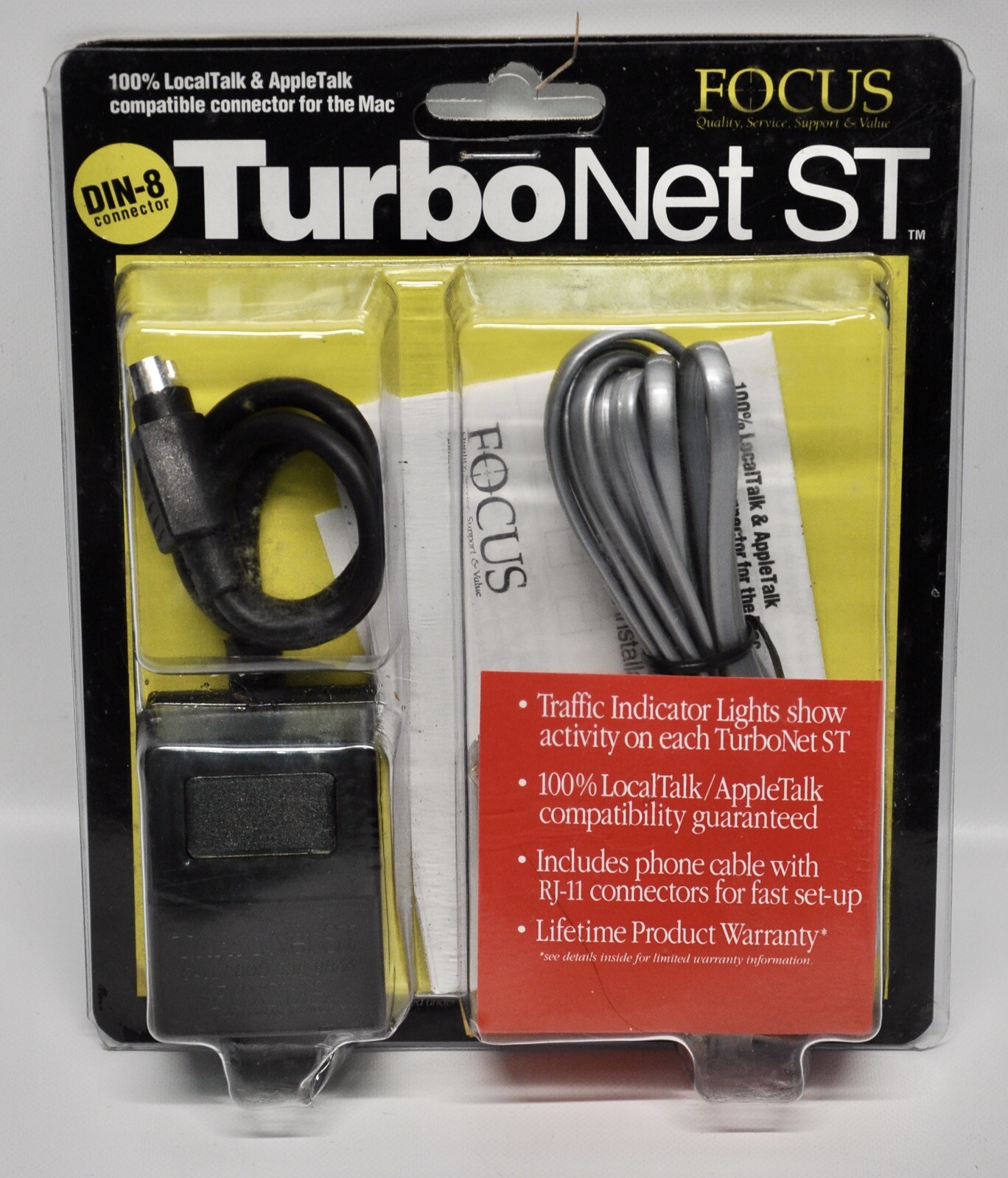 Vintage Network: NIB Focus LocalTalk TurboNet ST - DIN 8 
