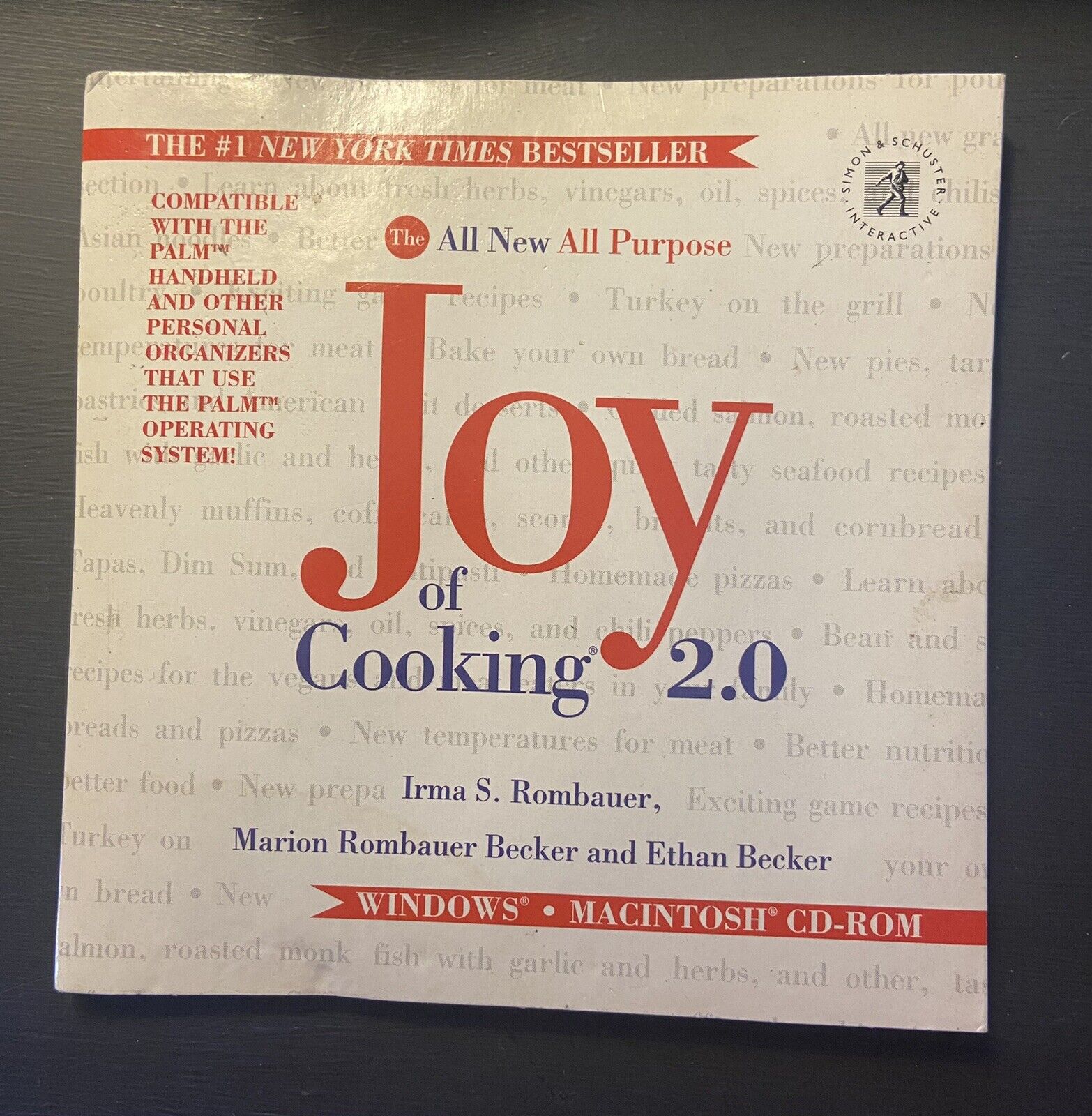 The Joy of Cooking 2.0 PC MAC CD learn Cook meal, culinary 2,500 recipes, menu 
