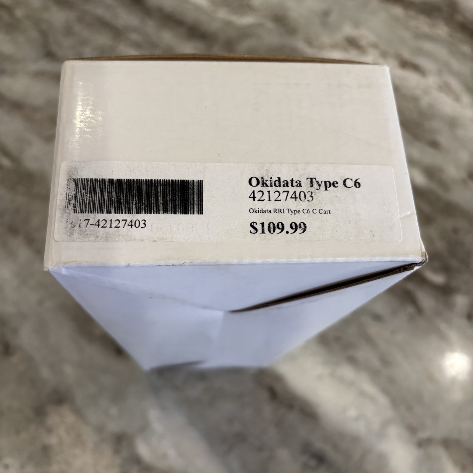 Okidata Type C6 42127403 Cyan Toner Cartridge for C5100/C5200/C5300/C5400