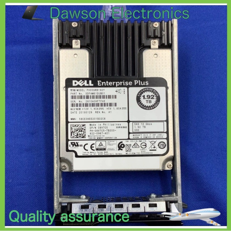 New 8V7C5 08V7C5 Dell Compellent 1.92TB SAS 12Gb/s 2.5'' SSD PX05SRB192Y