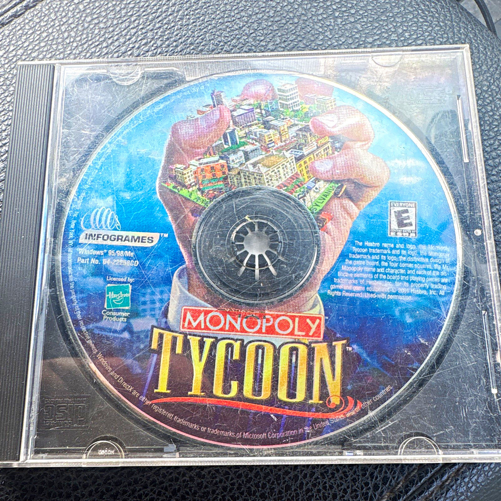Infogrames Monopoly Tycoon PC Game CD-ROM, Win 95/98/Me, English MPN 04-22258CD