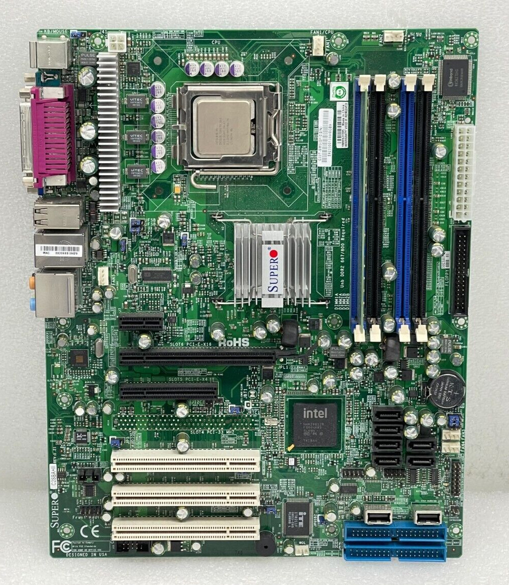 Supermicro C2SBA+II w/ Intel 6420 SLA4T Motherboard NO I/O  🚚