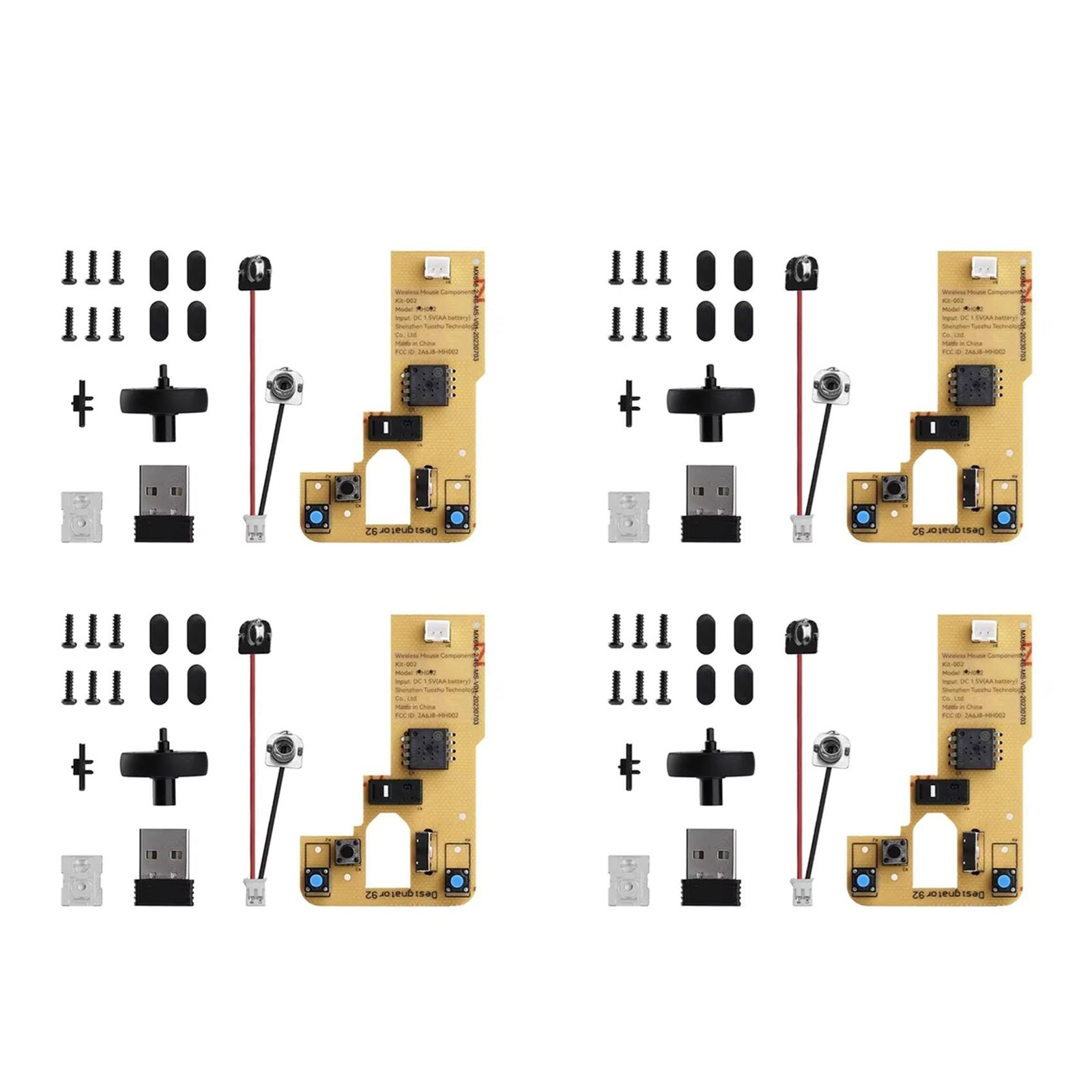 4X for Bamboo Lab DIY 3D Printing  Mouse Kit Model 002 Computer Mouse1932