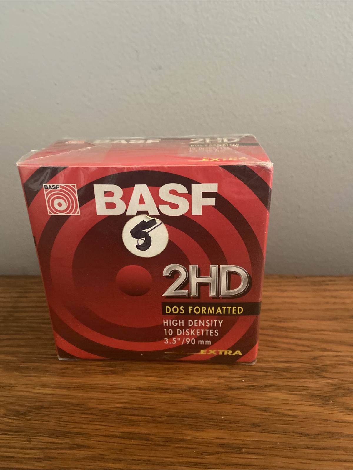 BASF 2HD 10 Dos Formatted Floppy Diskettes Disk 3.5"  High Density Sealed New