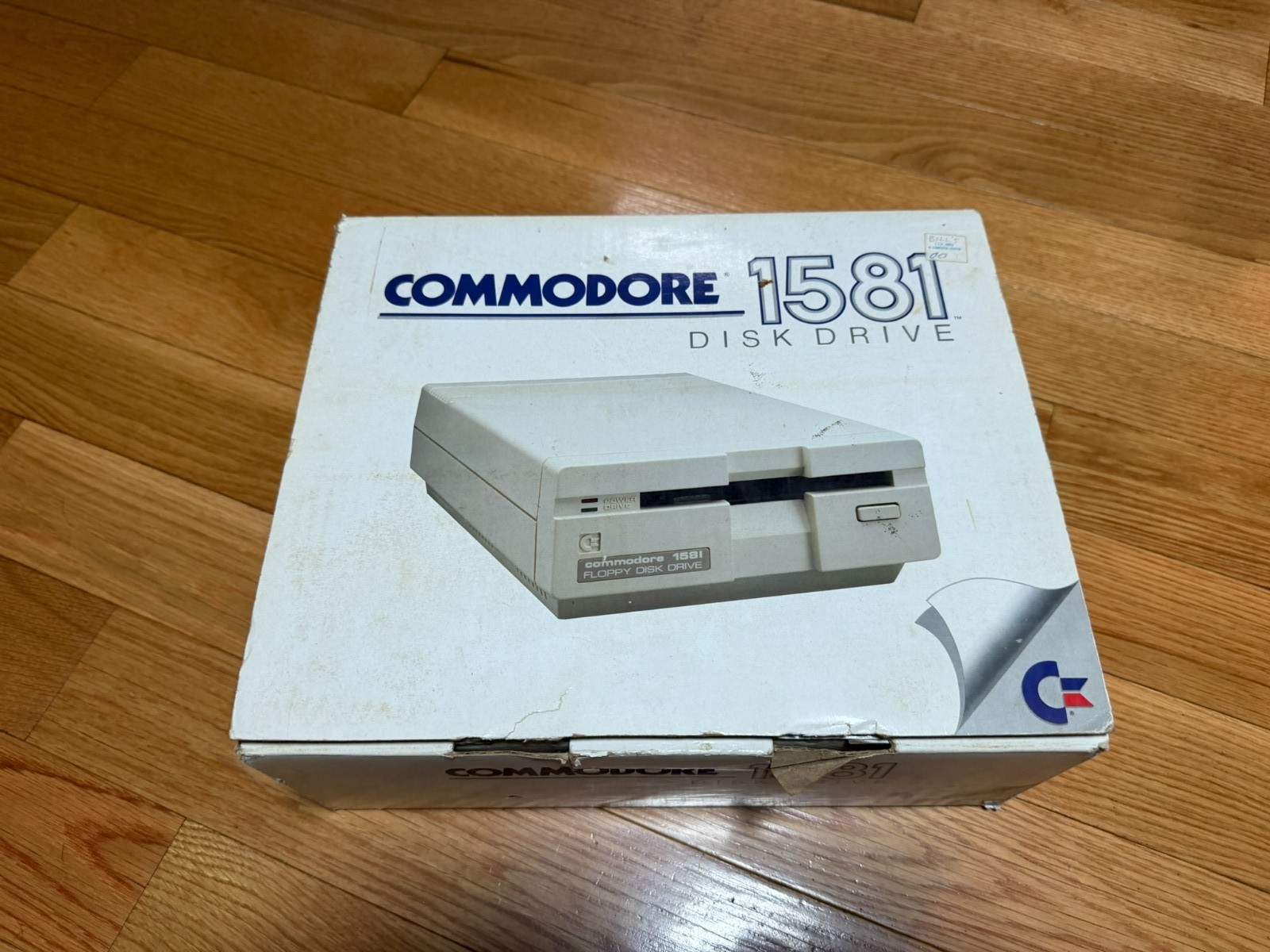 ** Commodore 1581 Disk Drive w/ Drive Cable, Power Supply, Box