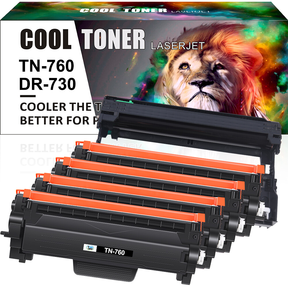 TN760 Toner DR730 Drum Compatible For Brother DCP-L2550DW HL-L2395DW L2390DW Lot
