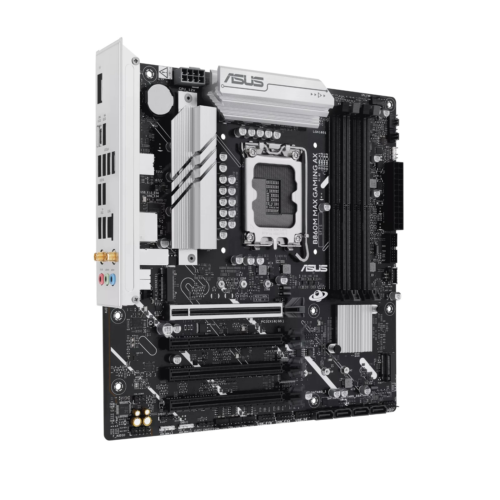 ASUS B860M MAX GAMING AX Intel LGA1851 DDR5 Motherboard MicroATX 90MB1JZ0-M0EAY0