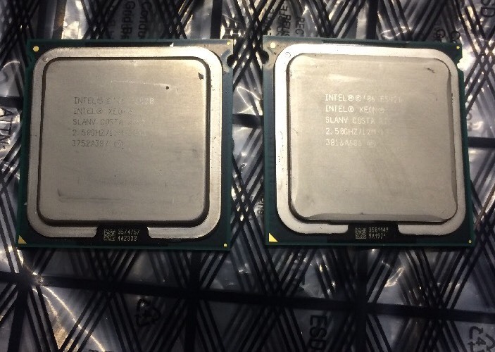 Matching Pair (2) Intel Xeon E5420 2.50 GHz 12mb 1333mhz Quad-Core SLANV