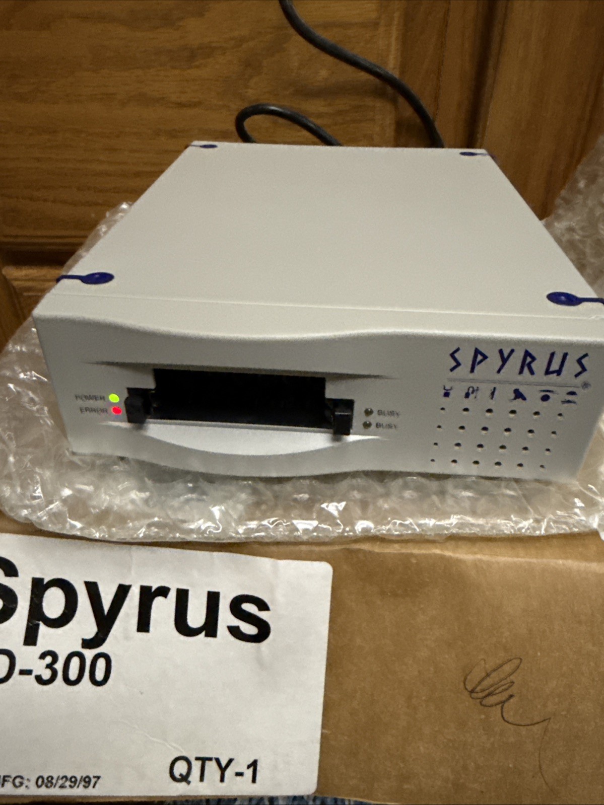 Vintage 1997 Spyrus RD300 SCSI CF Drive Card Reader B