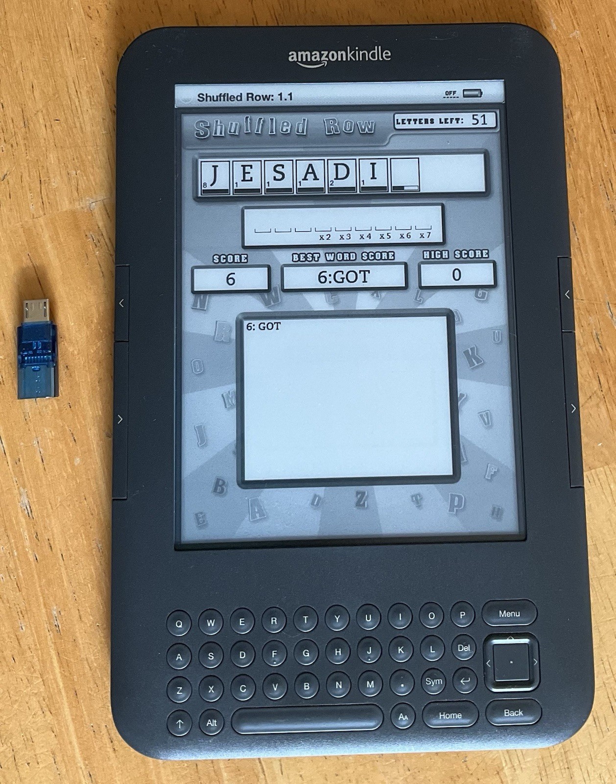 Kindle Keyboard NEW Battery. 9 games. Great condition. Books. Amazon K3
