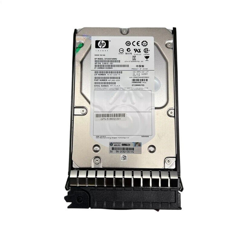 HP 516814-B21 516810-001 516832-002 300GB 15K 3.5" SAS Hard Drive HDD