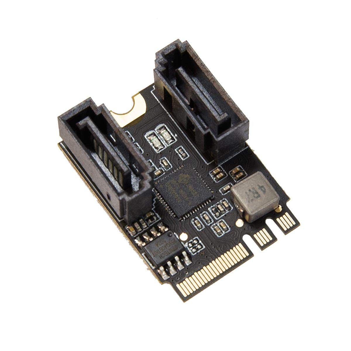 IO Crest Mini PCIe to SATA III Card 2 Ports JMB582 850MBs M.2 2230 Compatible