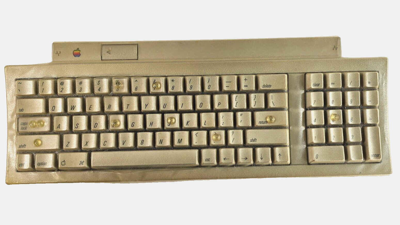 1990 Apple Keyboard II (2) Macintosh M0487 1990 - No Cord - Works