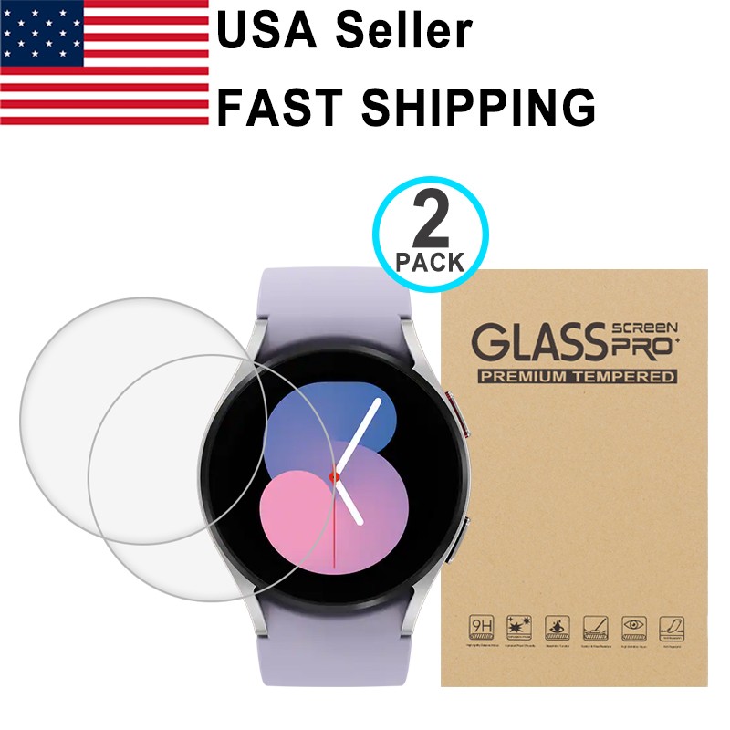 2PK Tempered Glass Protector For Samsung Watch Ultra/7/6/5/4 Classic 40/43/44/47