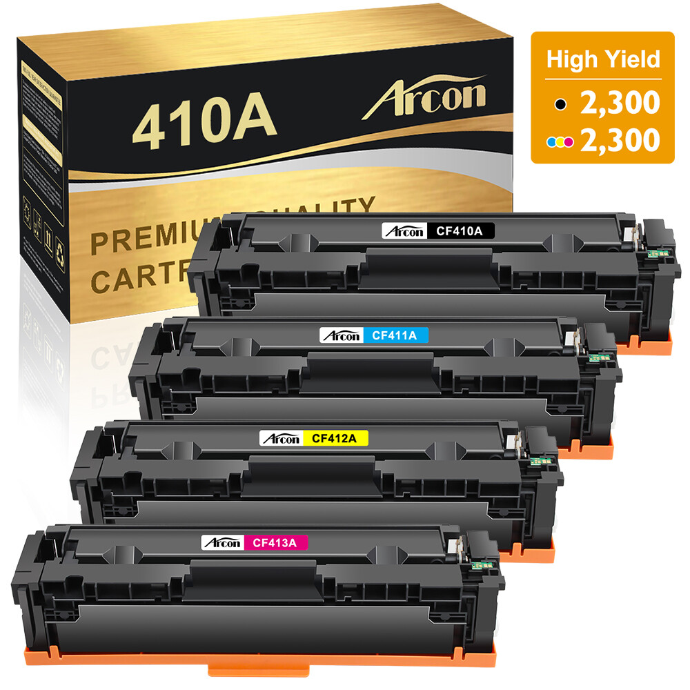 4PK CF410A-13A Toner Set fit for HP Color LaserJet Pro MFP M452nw M477fnw M377dw