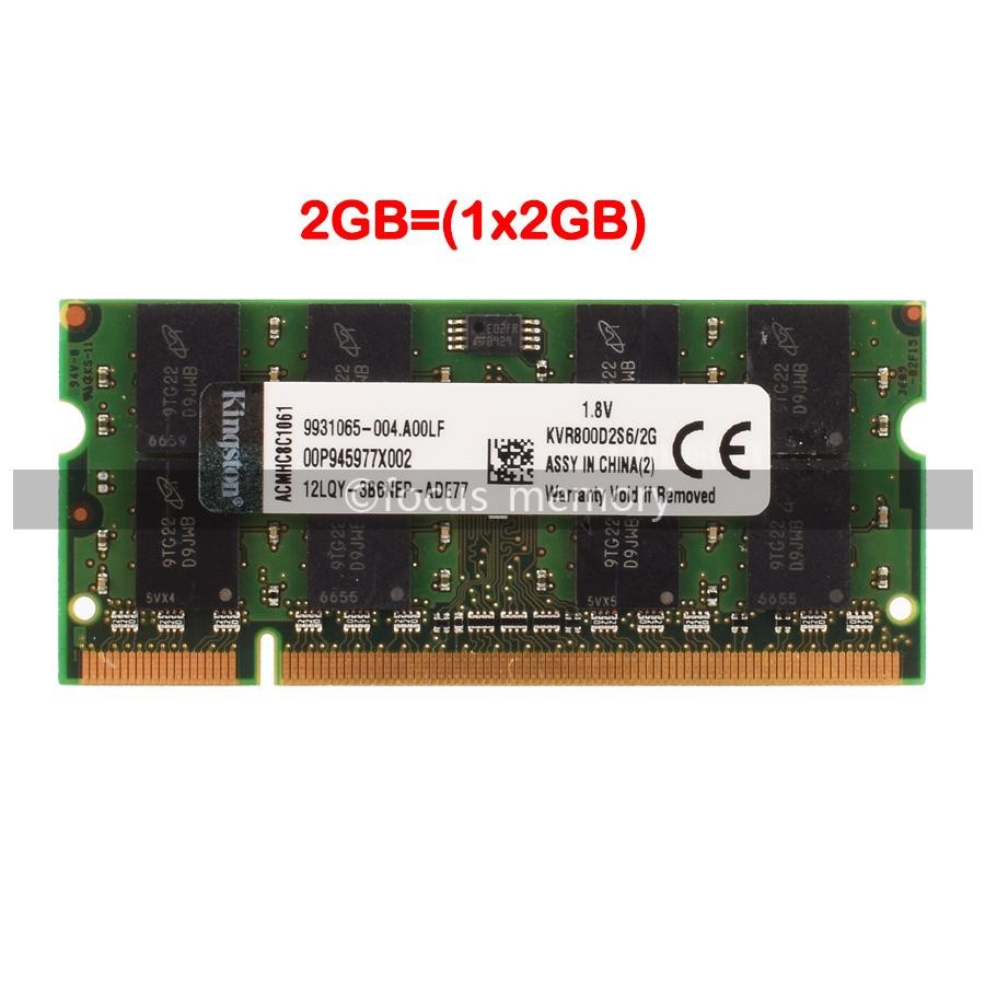 DDR2 2GB 4GB 8GB PC2-6400 800MHz Laptop SO-DIMM Memory RAM 200-Pin Lot
