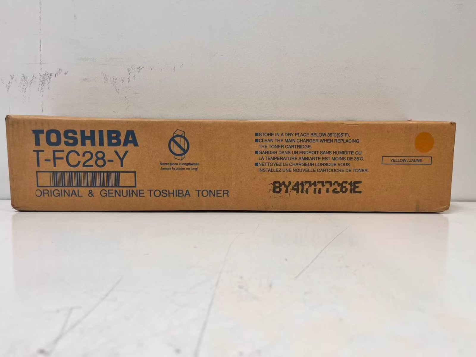Original TOSHIBA T-FC28-Y Toner Cartridge Yellow OEM