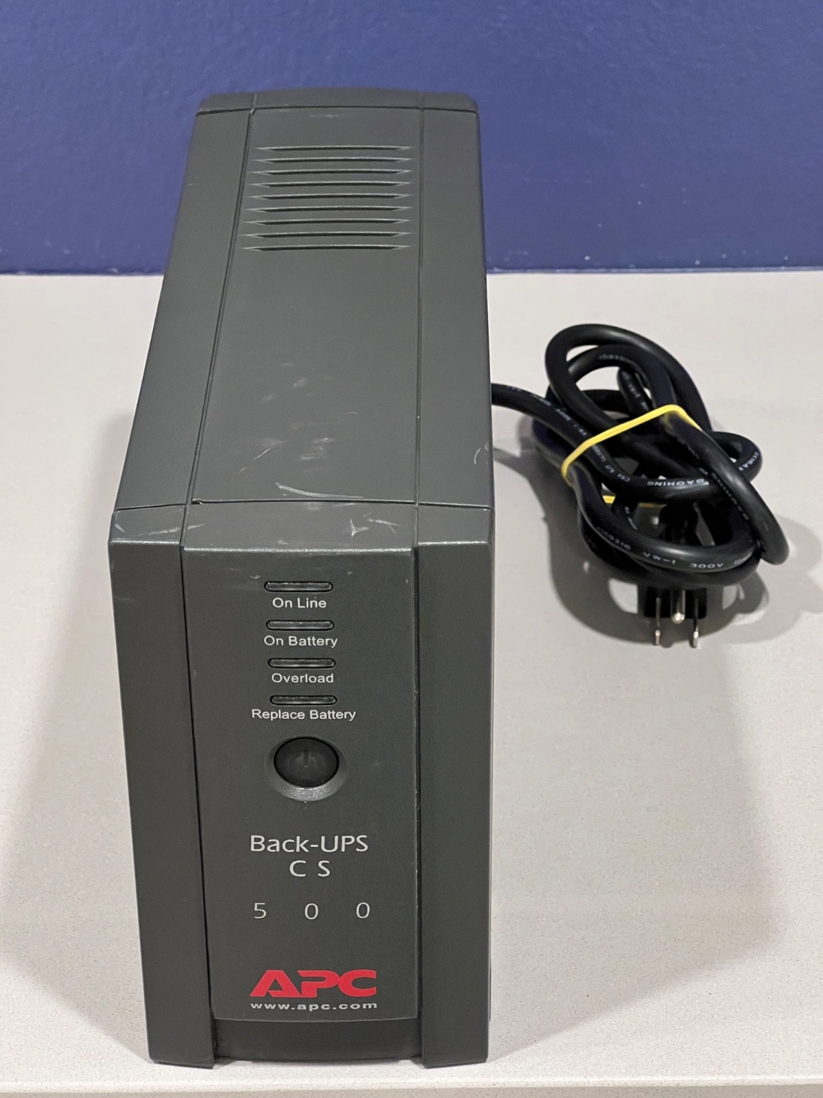 APC Back-UPS CS 500 BK500BLK UPS Battery Backup - Work - No Battery