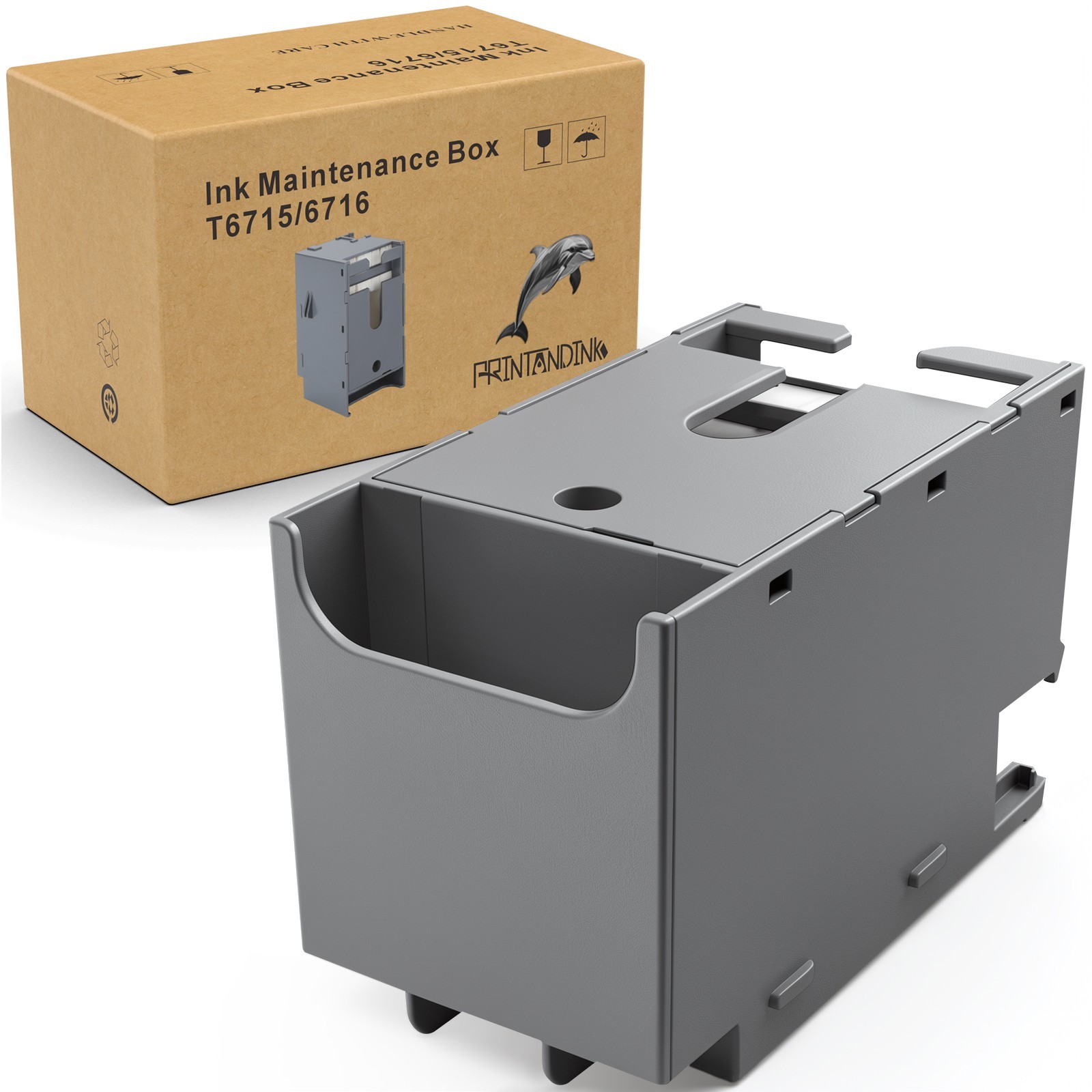 Genuine Epson T6715 T6716 Ink Maintenance Box for  Workforce Pro WF-4720DWF