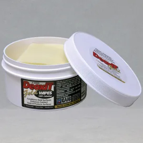 DeoxIT GOLD G100W-3X3 Wipes Jar (100 Count)