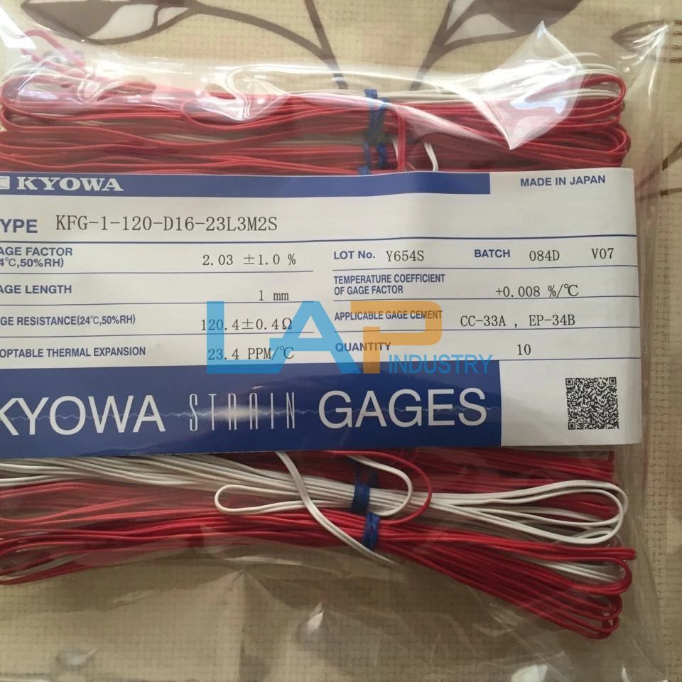 10pcs/pack new KFG-1-120-D16-23L3M2S Strain gauge via FedEx or DHL