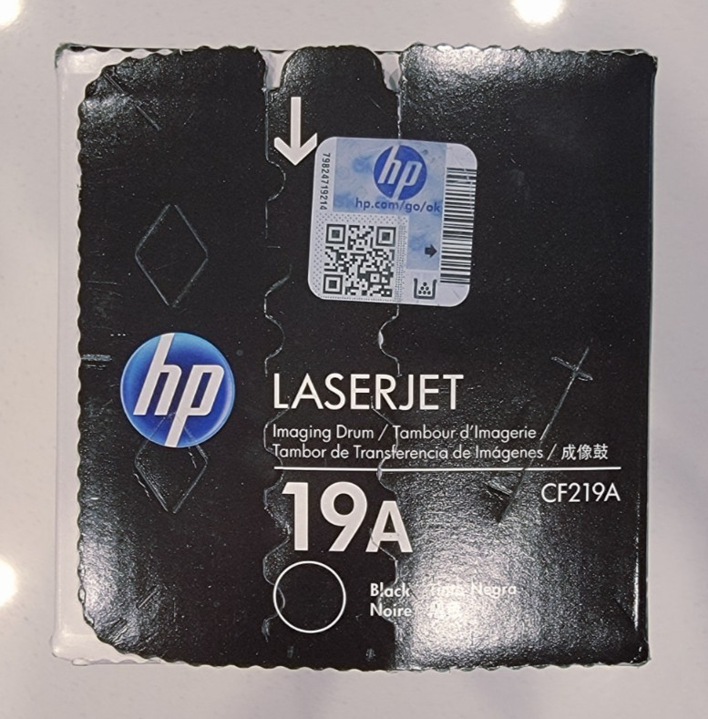 Genuine HP LaserJet 19A CF219A Black Imaging Drum Unit New in Sealed Box