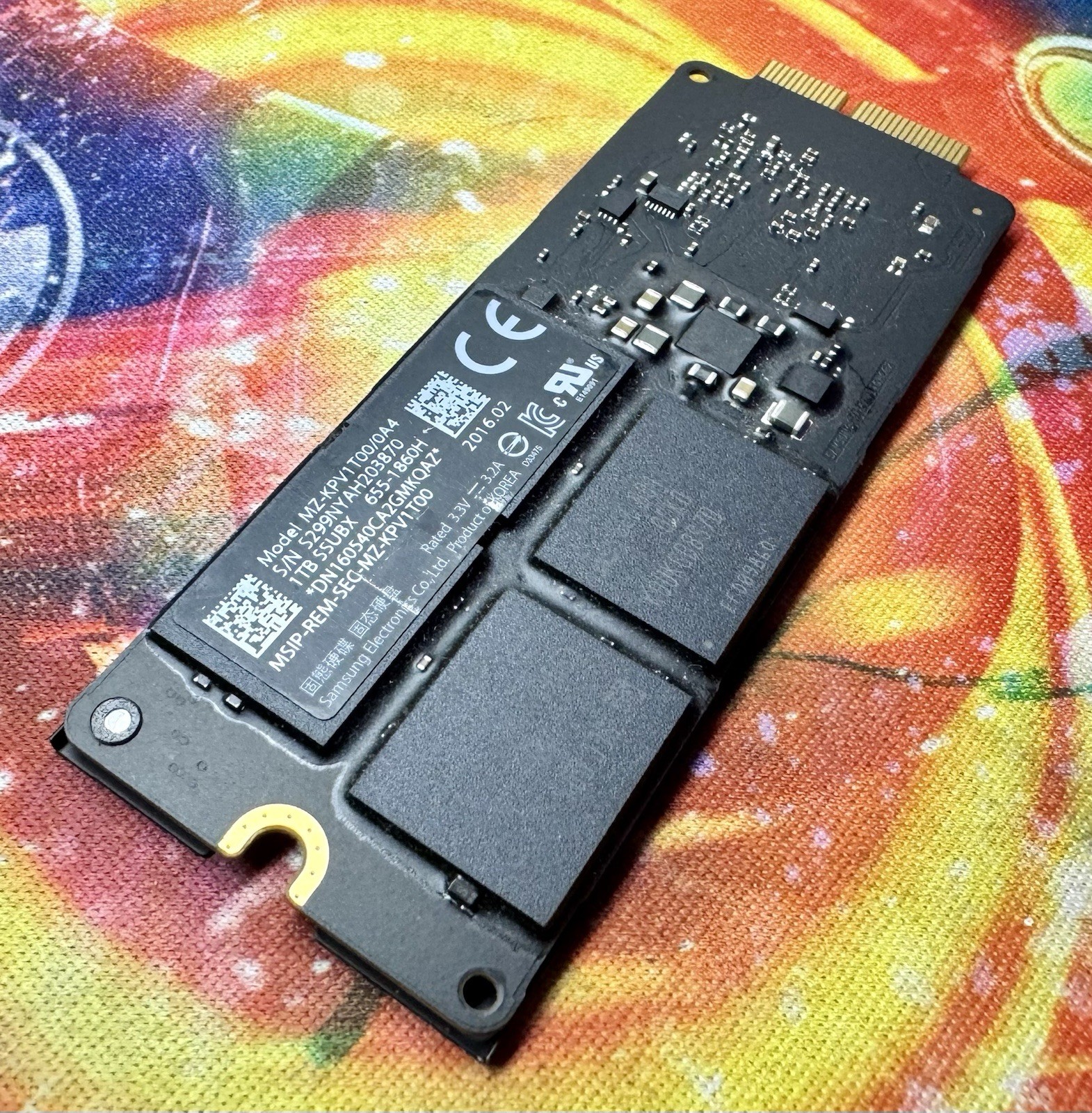 Apple Samsung 1TB SSD Proprietary Blade MZ-KPV1T00/0A4 655-1860H MacBook Pro Air
