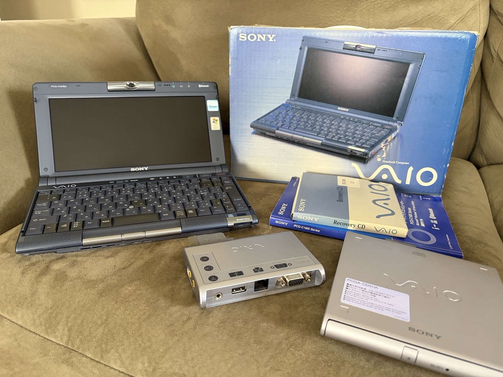 Sony Vaio PCG-C1MSX TM5800 860MHz 256MB Picturebook Mini Laptop UMPC