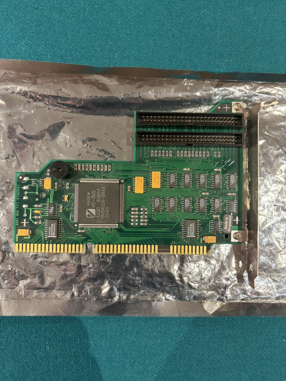 Vadem VG-365 ISA to PCMCIA Dual Card Slot Adapter - Vintage PC Card Bridge