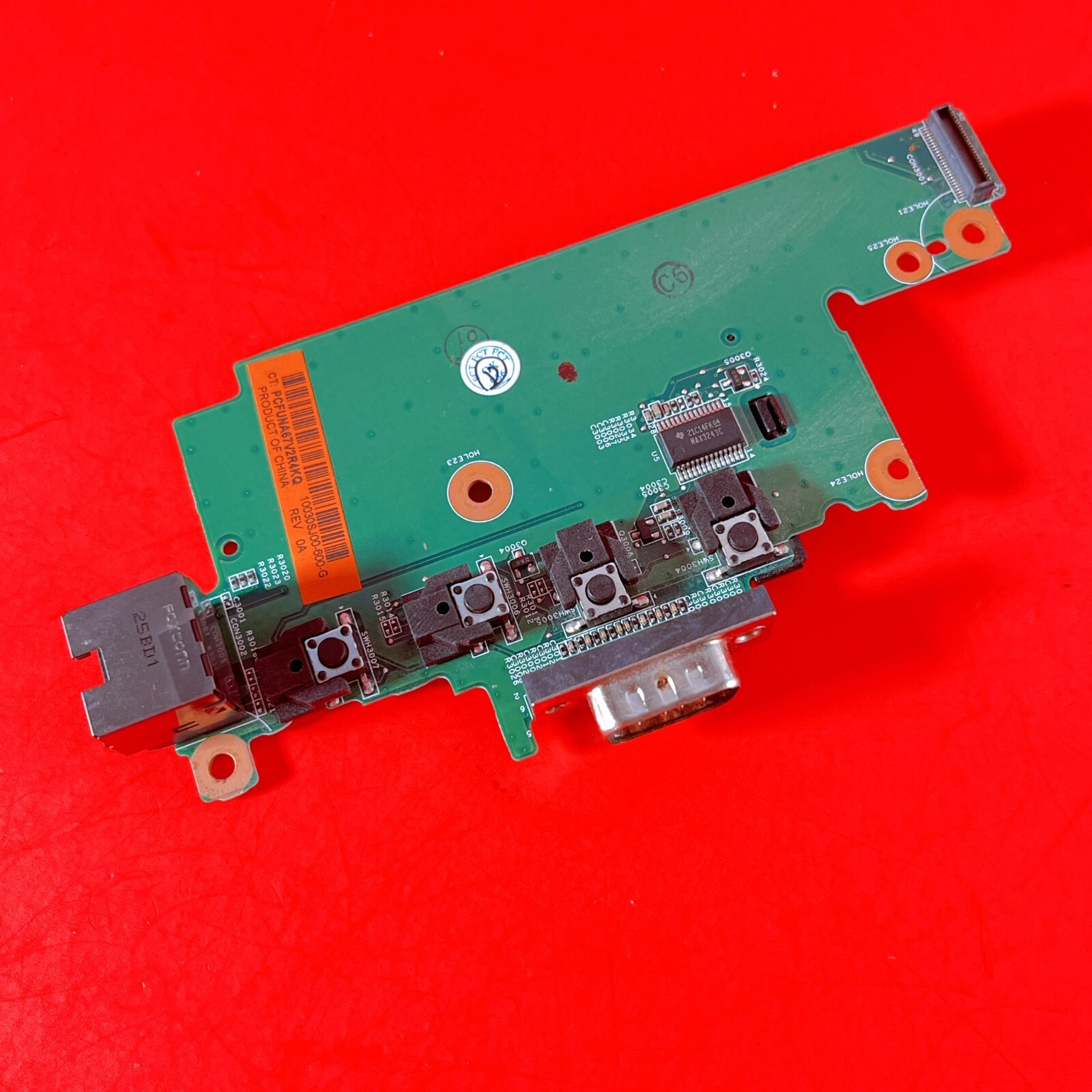 HP ProBook 6560b Ethernet Media Port VGA Board Genuine Laptop 01015HC00-600-G