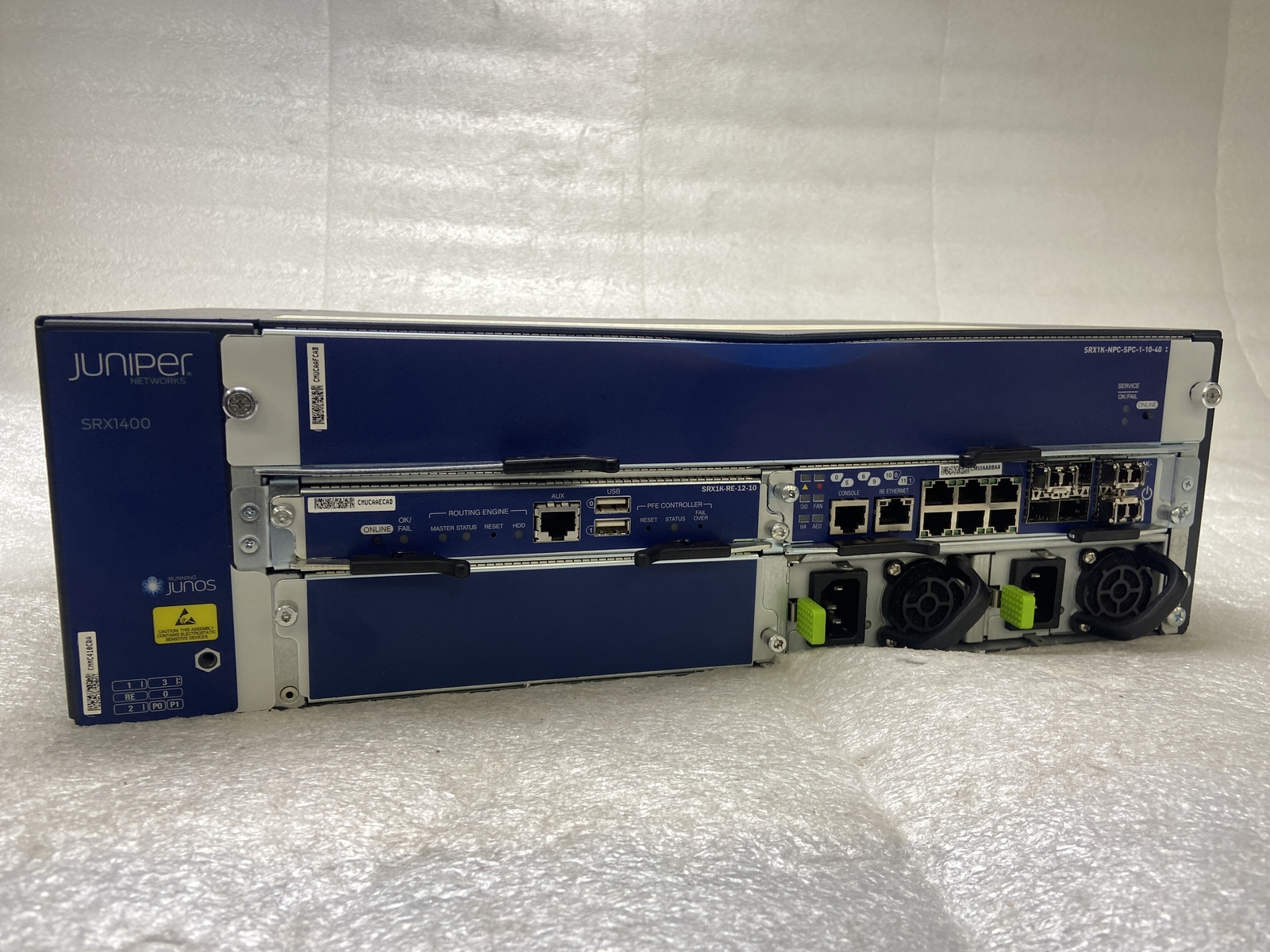 Juniper SRX1400 Service Gateway w/1x SRX1K-RE-SYS 2x PSU SRX 1400 x1 SRX1K-NPC