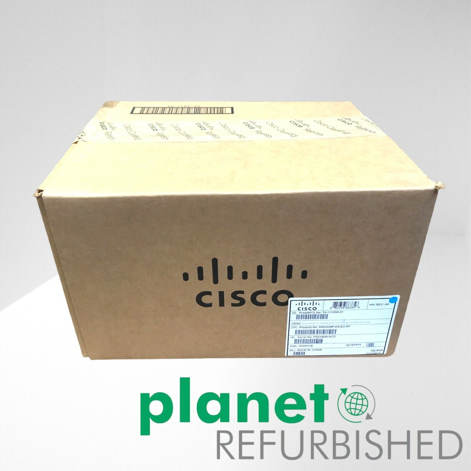 ✅ SRW208P-K9-EU-RF Cisco Small Business SF302-08P -Read about shipping costs