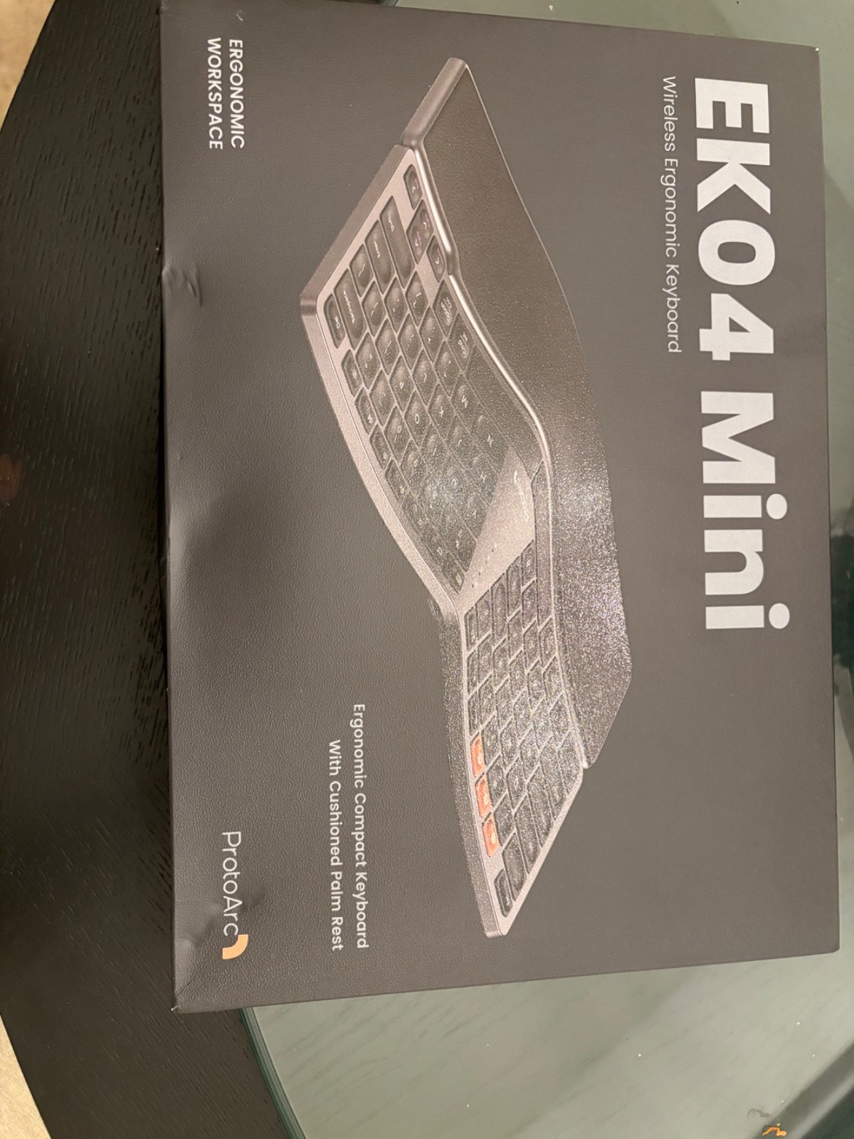 ProtoArc Bluetooth Ergonomic Keyboard, EK04 Mini Compact Ergo Split Keyboard NEW