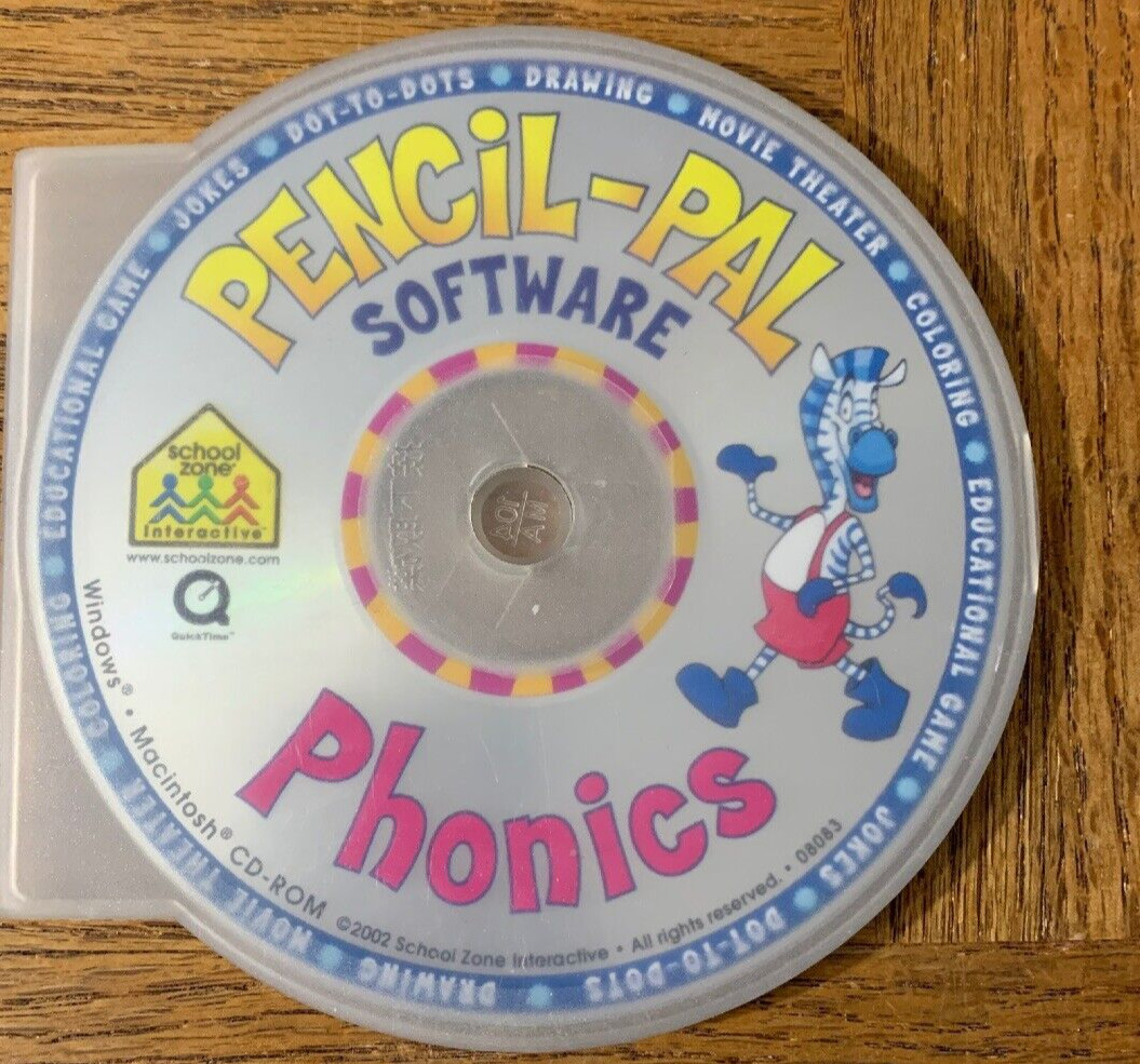 Pencil Pal Phonics PC CD Rom Game