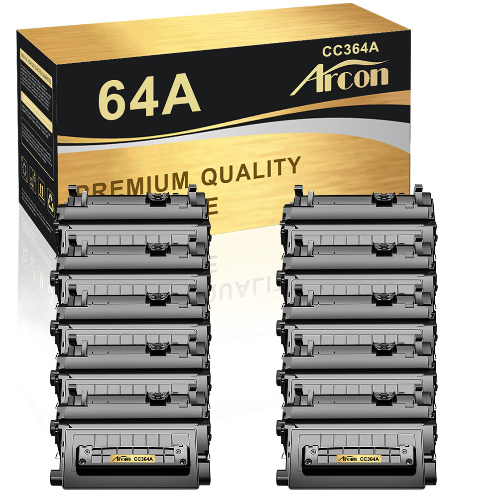 New 10PK CC364A 64A HY Toner cartridge Compatible For HP LaserJet P4015n P4515n
