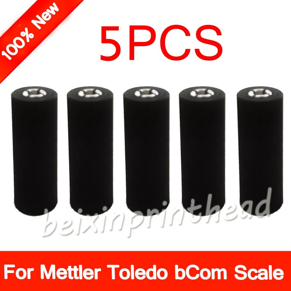 5pcs 100% New Platen Rubber Roller For Mettler Toledo bCom Scale Parts