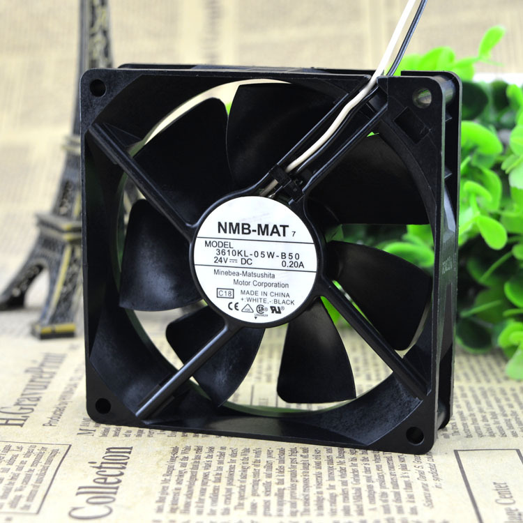 2pcs Original NMB-MAT fan 3610KL-05W-B50 9225 24V 0.20A