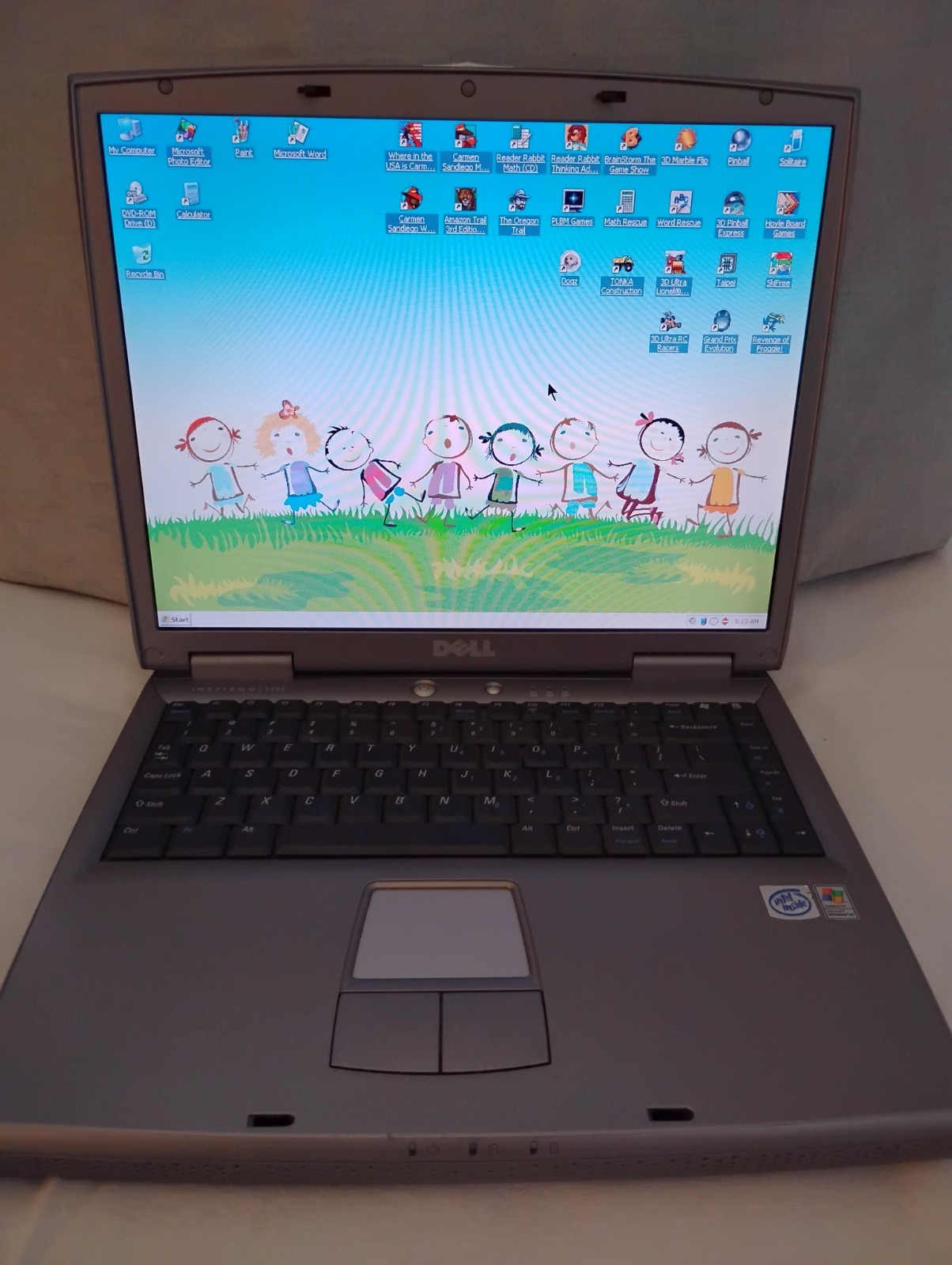 Dell Inspiron 1150 Laptop Computer + EXTRAS - Vintage Gaming - NICE