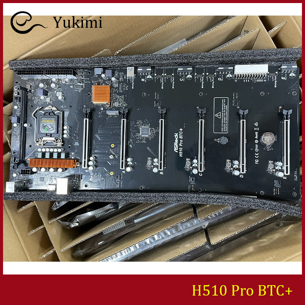 FOR ASUS H510 Pro BTC+ LGA 1200 DDR4 32GB HDMI Motherboard Test OK