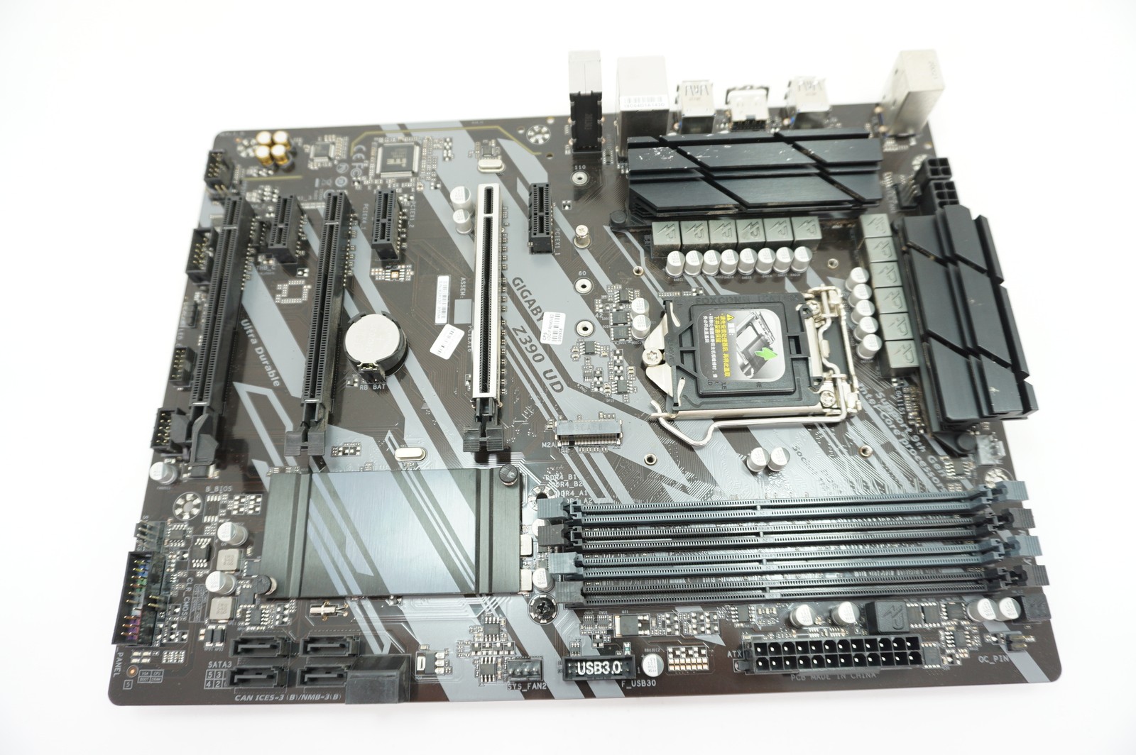 Z390UD GigaByte Intel LGA1151 Z390 ATX Motherboard No IO Shield Plate