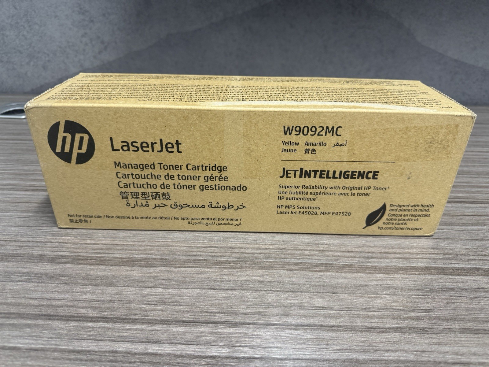 HP LaserJet W9092MC Yellow Managed Toner Cartridge New Orginal Genuine 