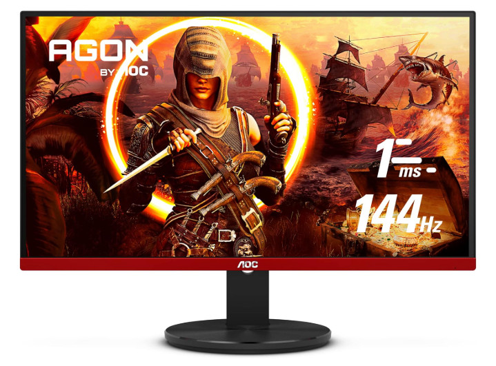 AOC G2490VX 24" Frameless Gaming Monitor FHD 144H, 1920x1080 - NEW