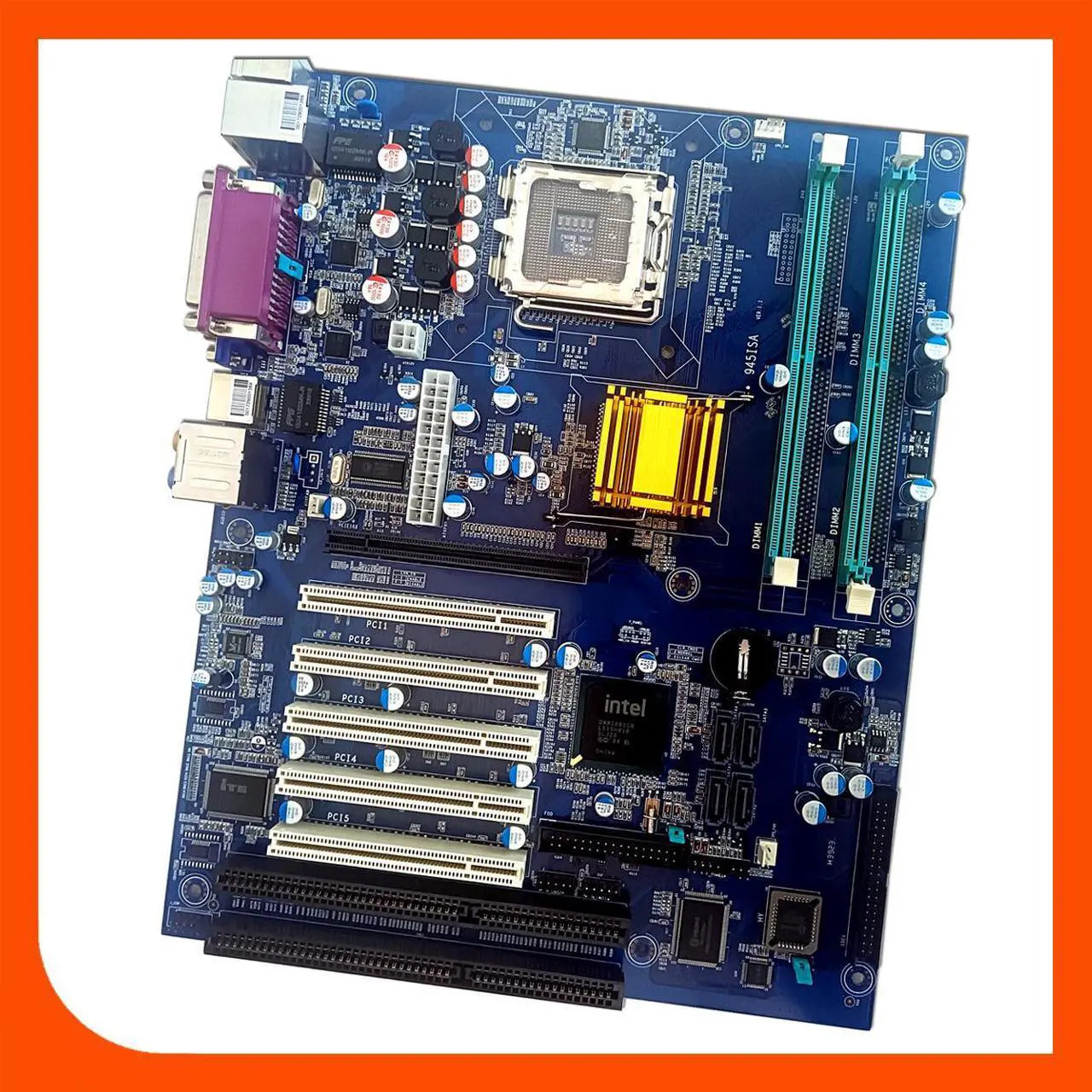 ISA Motherboard 945GV ATX Mainboard 945 GV Industrial Computer Board,2 ISA 5 PCI