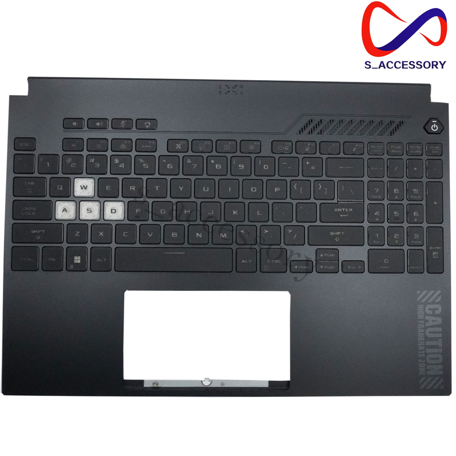 New ASUS TUF Dash A15 F15 FX507 FA507 FX507R 15.6" Palmrest Backlit Keyboard US