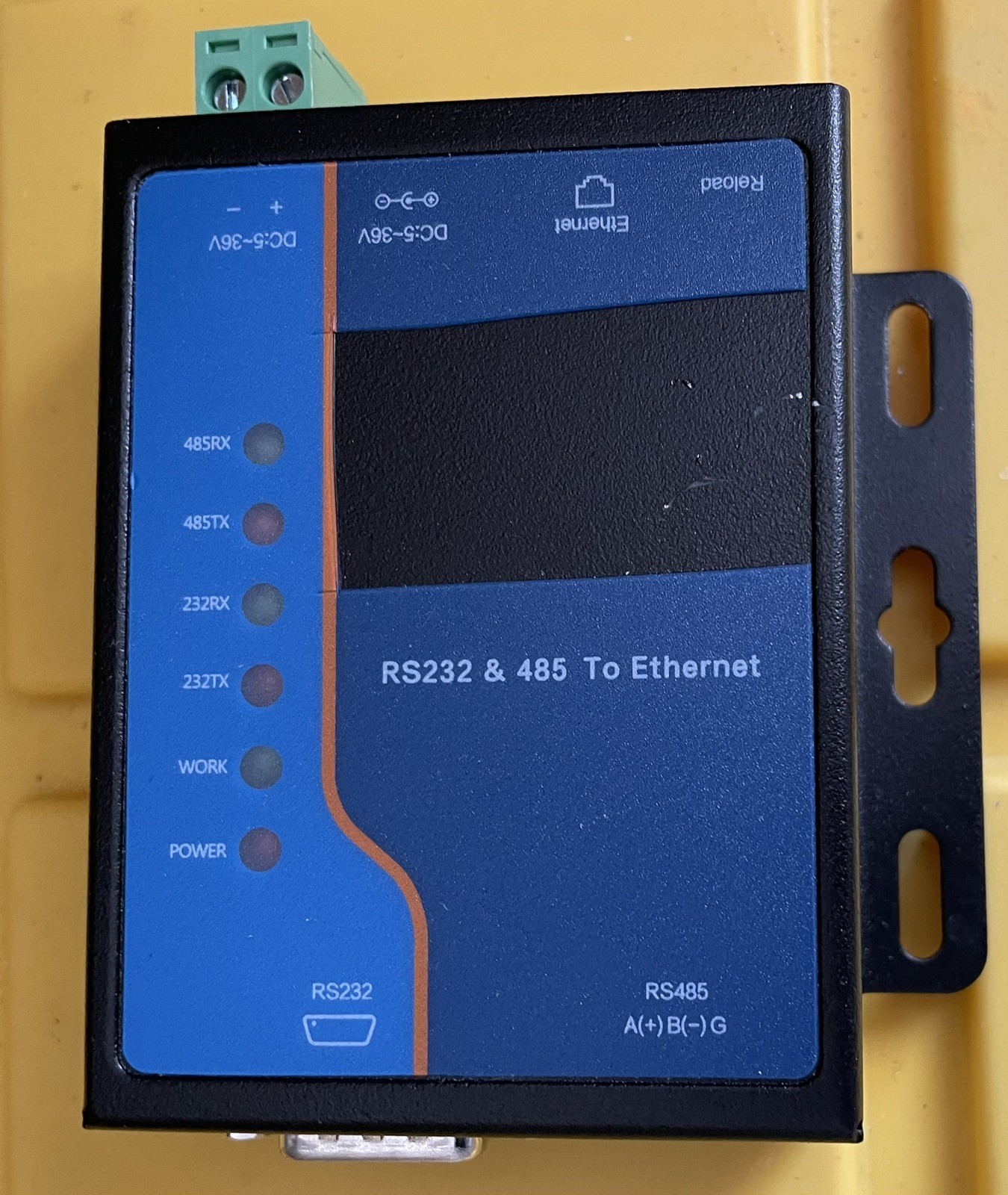 Serial to Ethernet Converter RS232 RS485 to TCP/IP Serial Device Server Modbus