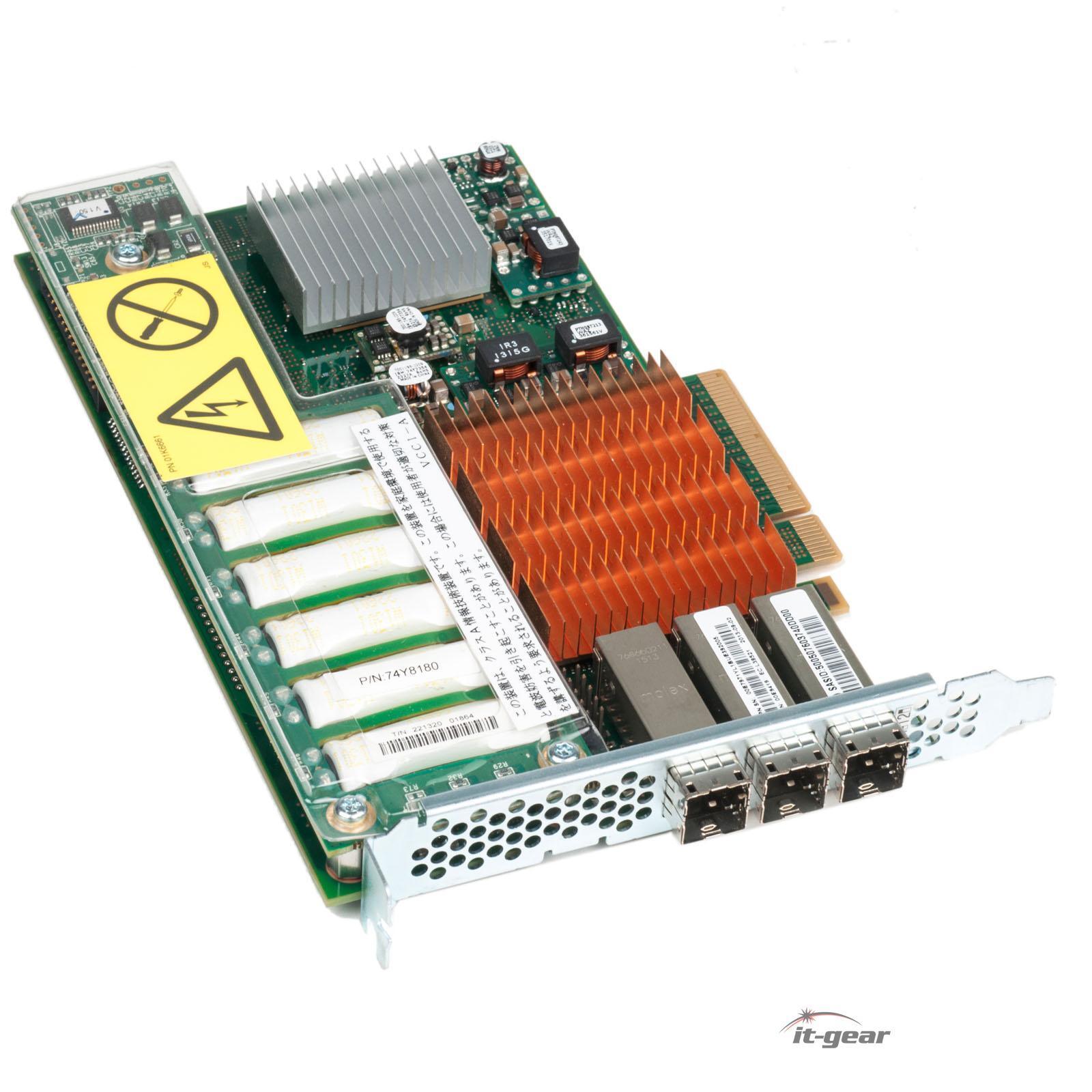 IBM 5913 PCIe2 1.8GB Cache RAID SAS Adapter Tri-port 6GB