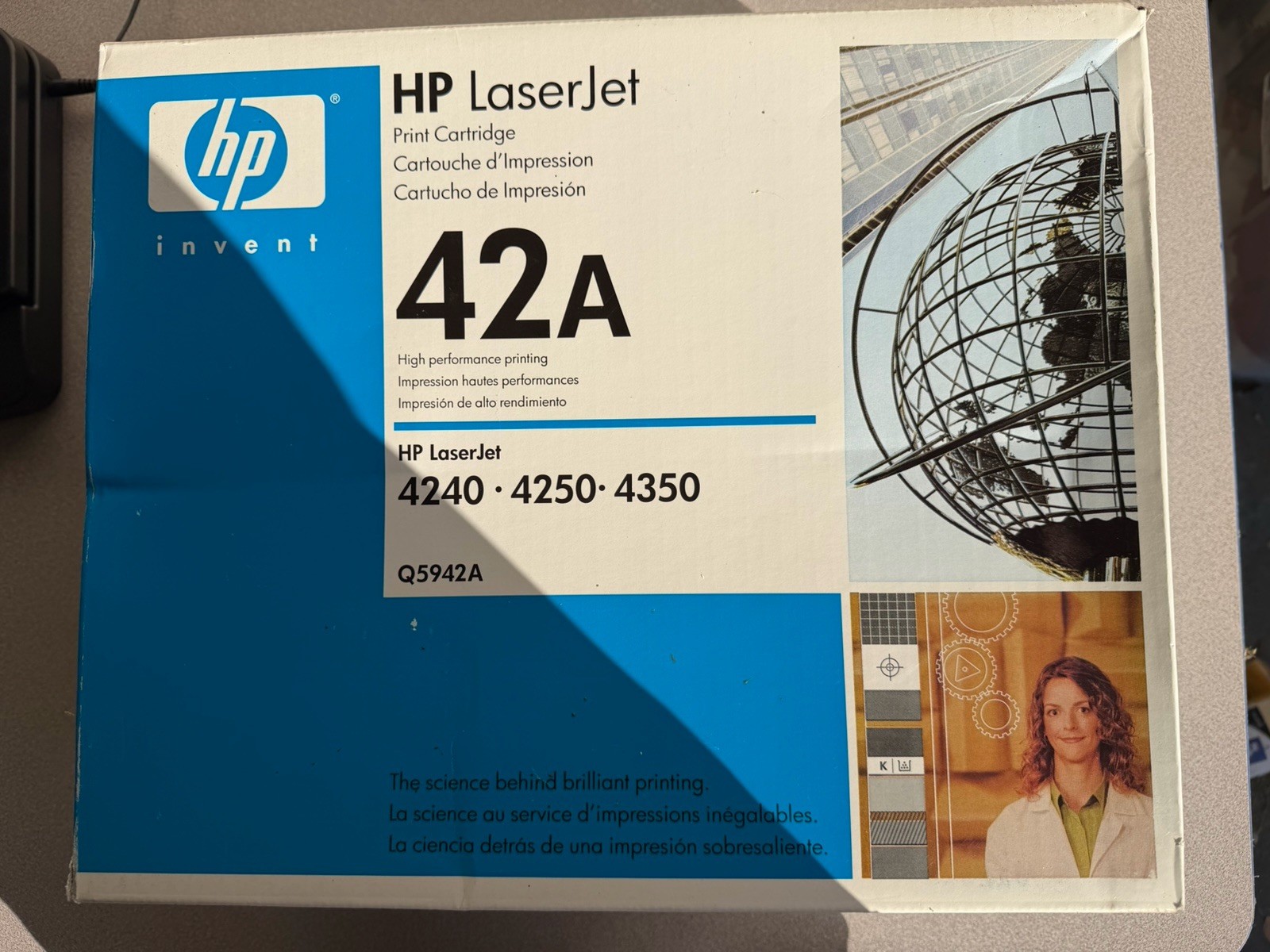 HP 42A Q5942A Black LaserJet Toner Genuine OEM Sealed New Old Stock NOS